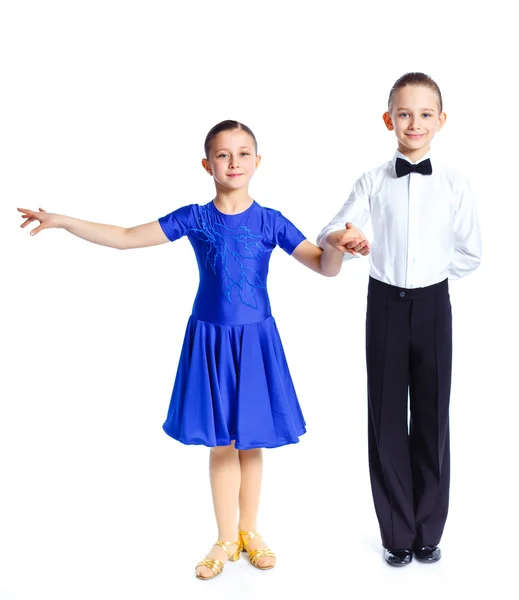 Jóvenes bailarines de salón —  Fotos de Stock