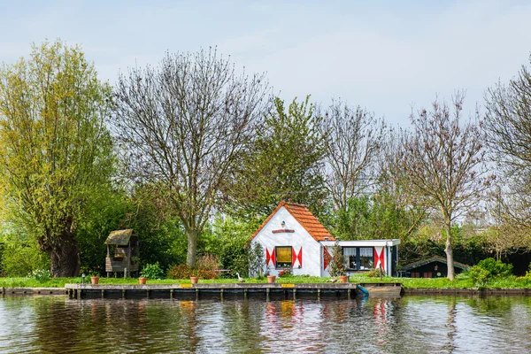 Paisaje típico de Holanda — Foto de Stock