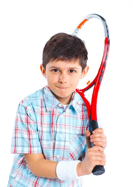 Молодой теннисист — стоковое фото