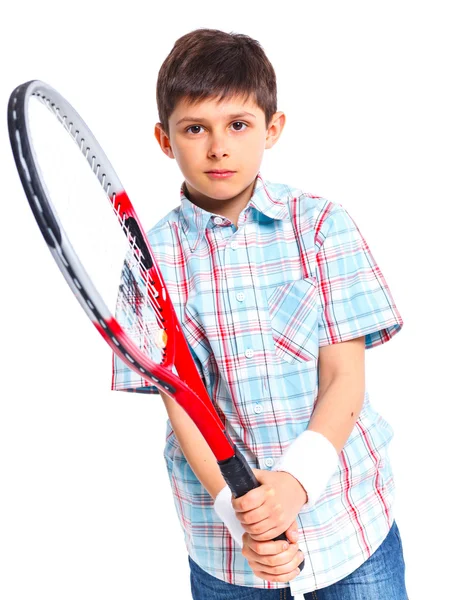 Young tennis player Royalty Free Stock Photos