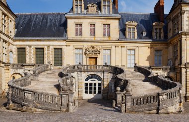 Chateau de Fontainebleau, Paris clipart