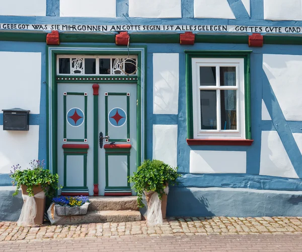 Німецька Фахверкові будинки — стокове фото
