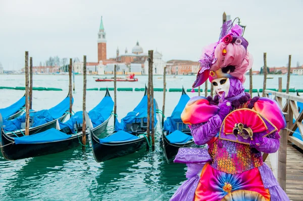 Маска в Венеции — стоковое фото
