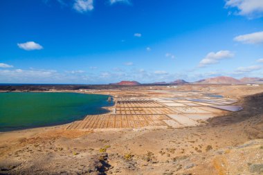 Salinas de Janubio, Lanzarote clipart