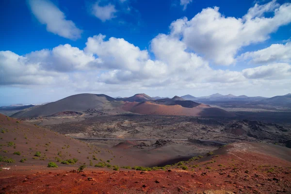 Góry ognia, timanfaya — Zdjęcie stockowe