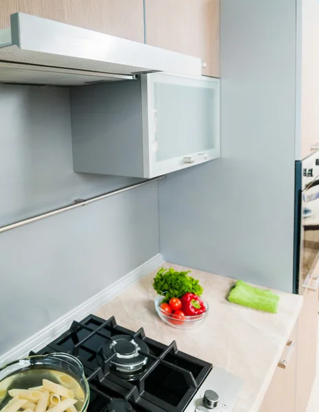 Dettaglio in una cucina moderna — Foto Stock