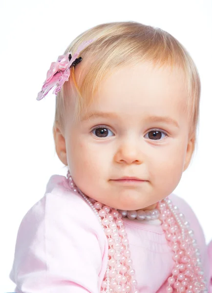 Ritratto di una adorabile bambina — Foto Stock