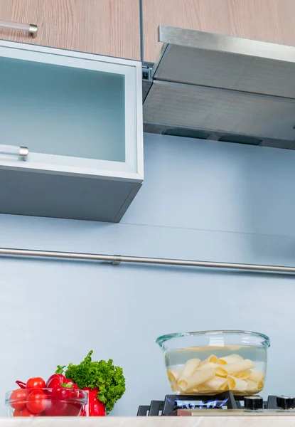 Detalhe em uma cozinha moderna — Fotografia de Stock