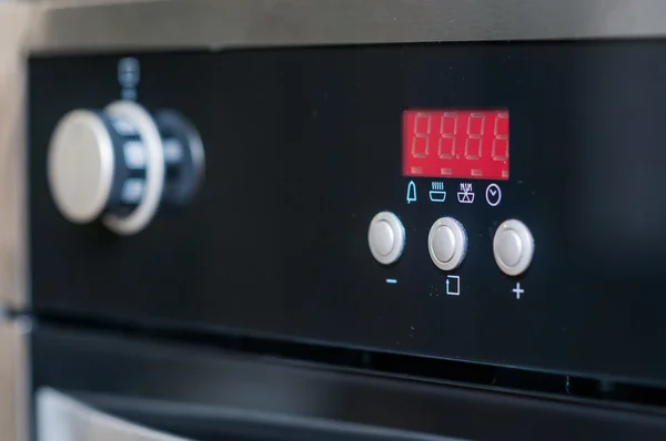 烤箱的控件 — 图库照片
