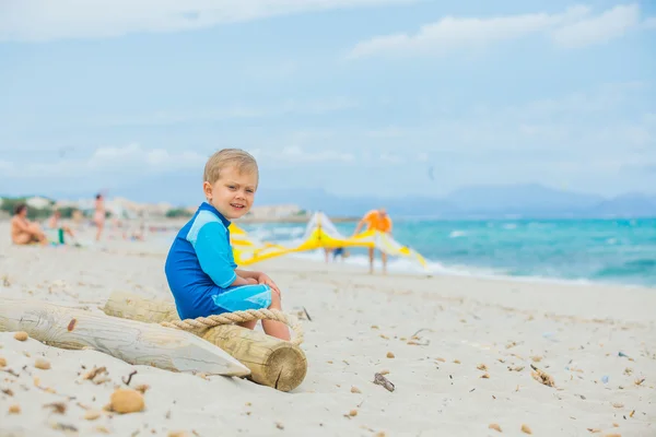 Çocuk beach tatil — Stok fotoğraf