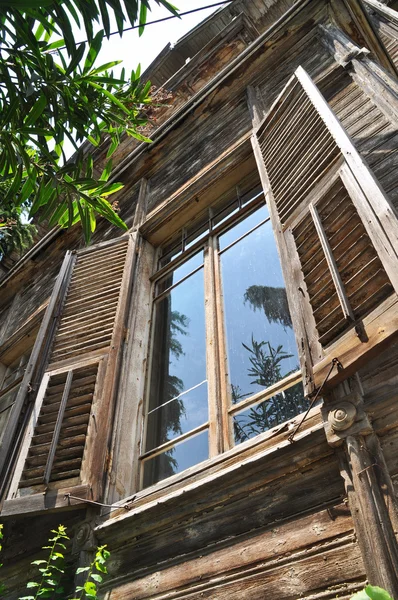 Old wooden villas — Stock Photo, Image