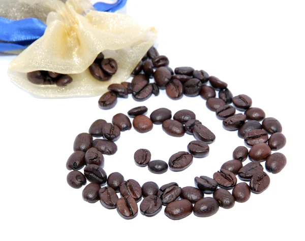 Symbole de grains de café — Photo