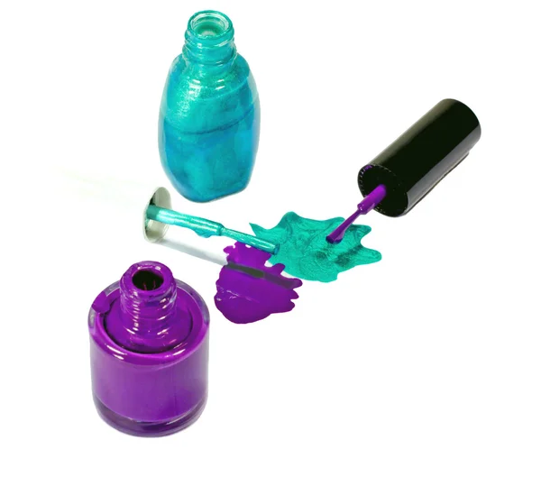 Colour pools of nail polish — Stock Photo, Image