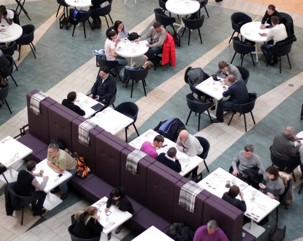 stock image at the tables in the cafe