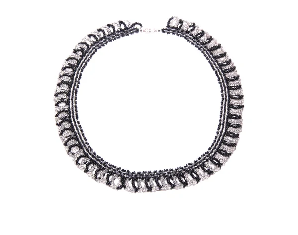 Una bella collana fatta di perline — Foto Stock