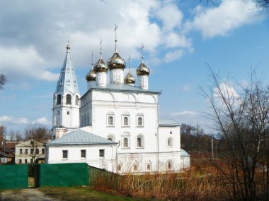 Blagoveschenskiy cathedral in city Vyazniki clipart