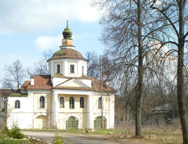 Nadvratnaya vsehsvyatskaya kyrka i staden vyazniki — Stockfoto