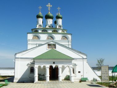 Cathedral on territory Reverently-Bogoyavlenskogo male priory in village Mstera clipart