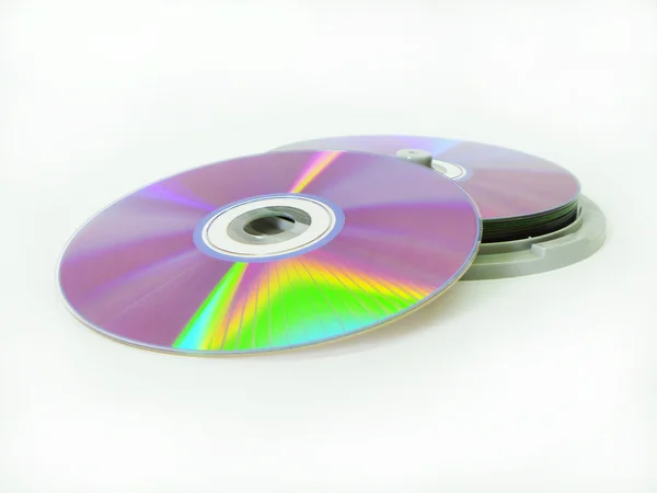 Набір гнучкого диска на білому тлі — стокове фото