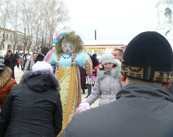 Trasferimento dell'inverno russo Shrovetide — Foto Stock