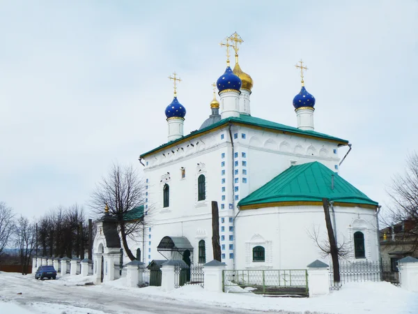 Hristo-rozhdestvenskiy katedralen i staden kovrove — Stockfoto