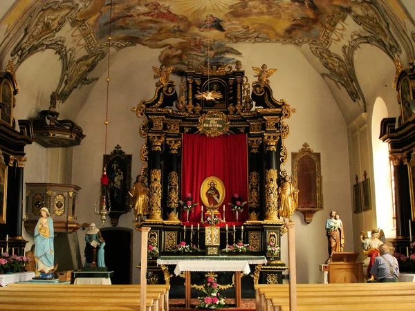 Kostel v Jižním Tyrolsku — Stock fotografie