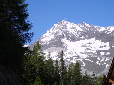 A summit of the Oetztal Alps clipart