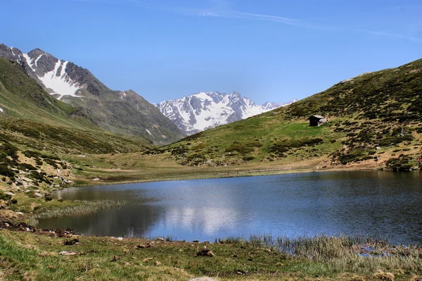 El Seebersee en Tirol del Sur, Italia — Foto de Stock