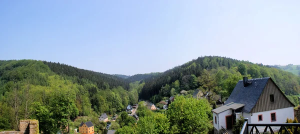 Erzgebirge na jaře — Stock fotografie