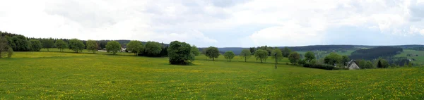 Panorama z Krušných hor — Stock fotografie