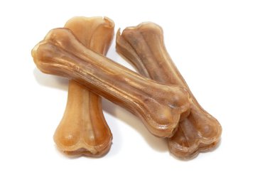 Dried chewing bones for dogs clipart