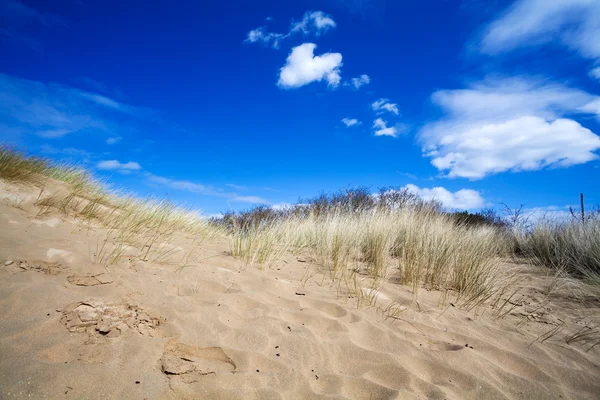 Небо над песком — стоковое фото
