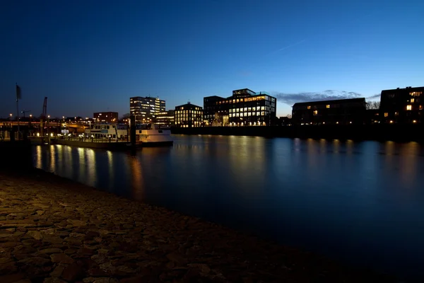 Bremen ciudad por la noche — Foto de Stock