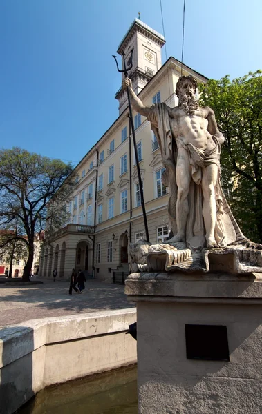 Monument in Lviv — Stock Photo, Image