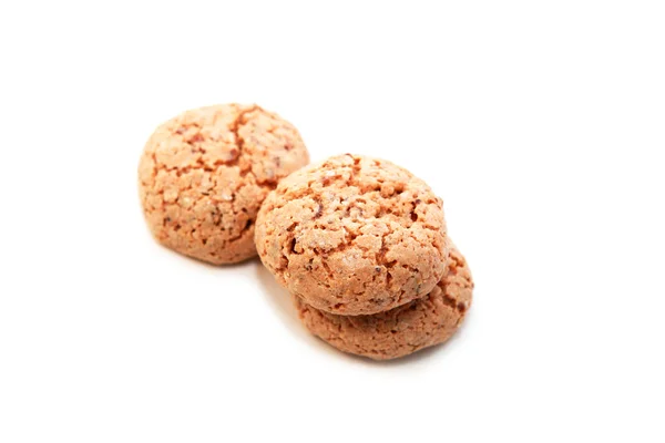 Cookies på vit — Stockfoto