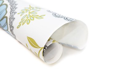 Roll of wallpaper clipart