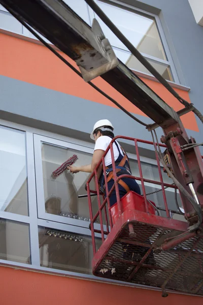 Limpieza de ventanas —  Fotos de Stock