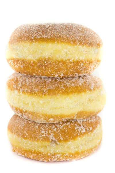 Stacked jelly donuts — Stock Photo, Image