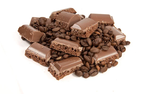 Coffe와 chcolate — 스톡 사진