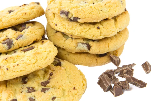 Chocolate cookies closeup — Stock Photo, Image