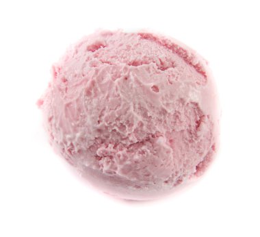 Strawberry icecream ball clipart