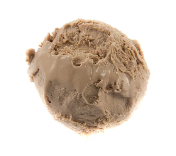 Čokoládovou zmrzlinu míč — Stock fotografie
