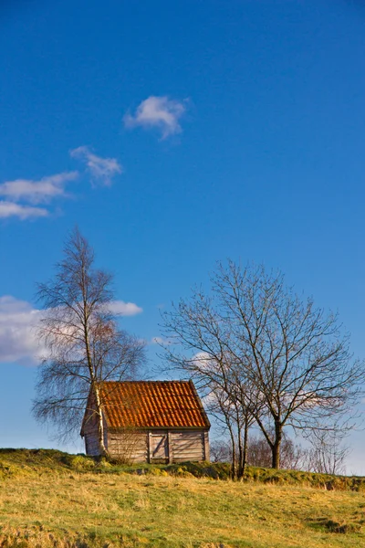 stock image House on top with sky