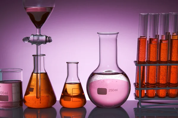 Pink laboratory — Stock Photo, Image