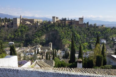 alhambra gün batımı