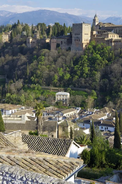 Puesta de sol en Alhambra —  Fotos de Stock