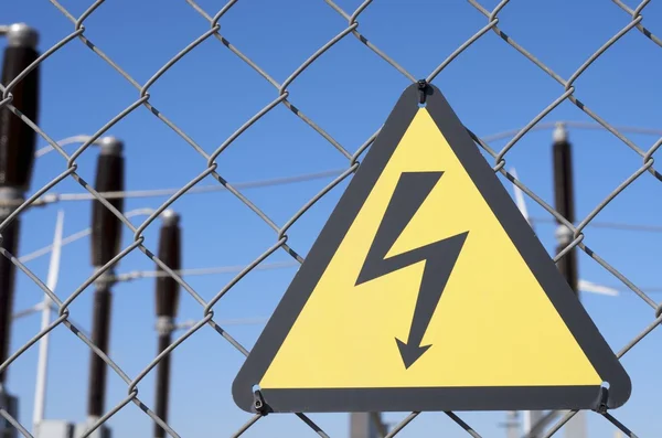 Perigo eléctrico — Fotografia de Stock