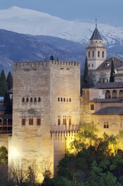 alhambra gün batımı