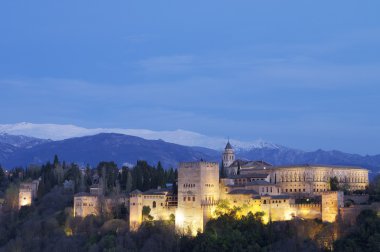 alhambra gün batımı