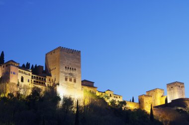 alhambra gün batımı